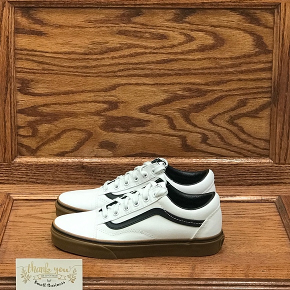 Vans Old Skool Gum Blanc De Blanc Shoes - Picture 2 of 8